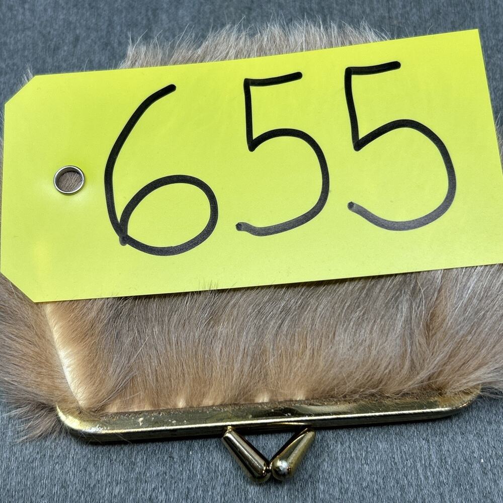 Vintage Lispeer Trading Kangaroo Fur Coin Purse Kiss Lock Australia Souvenir - Picture 11 of 11